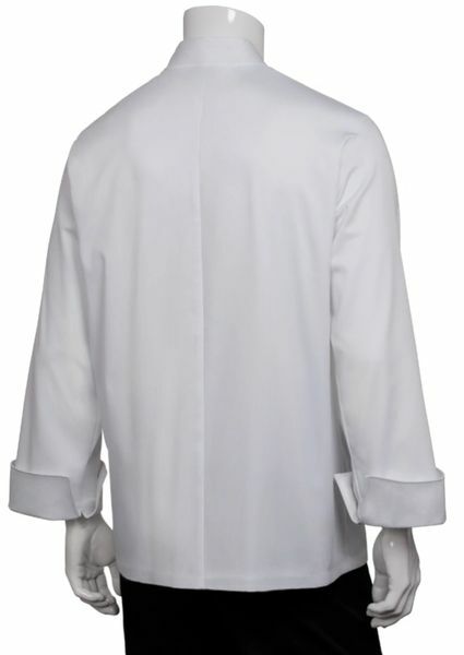 Chef Works Bordeaux Chef Coat Knot Closure White Kitchen Industrial Work Uniform