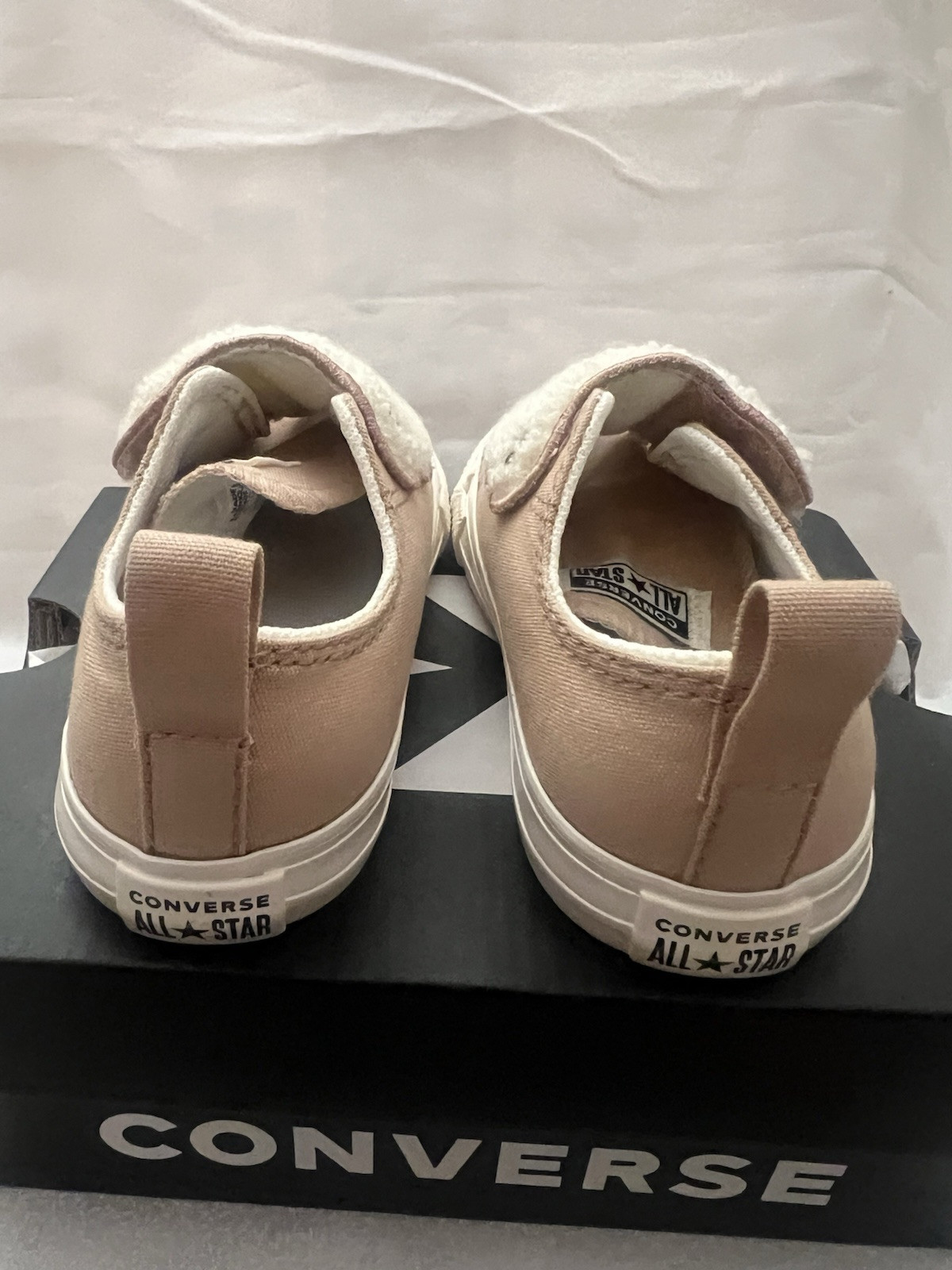 Converse CT AS One strap OX warm quarry Taup infant toddler US size 7, 8, 9, 10