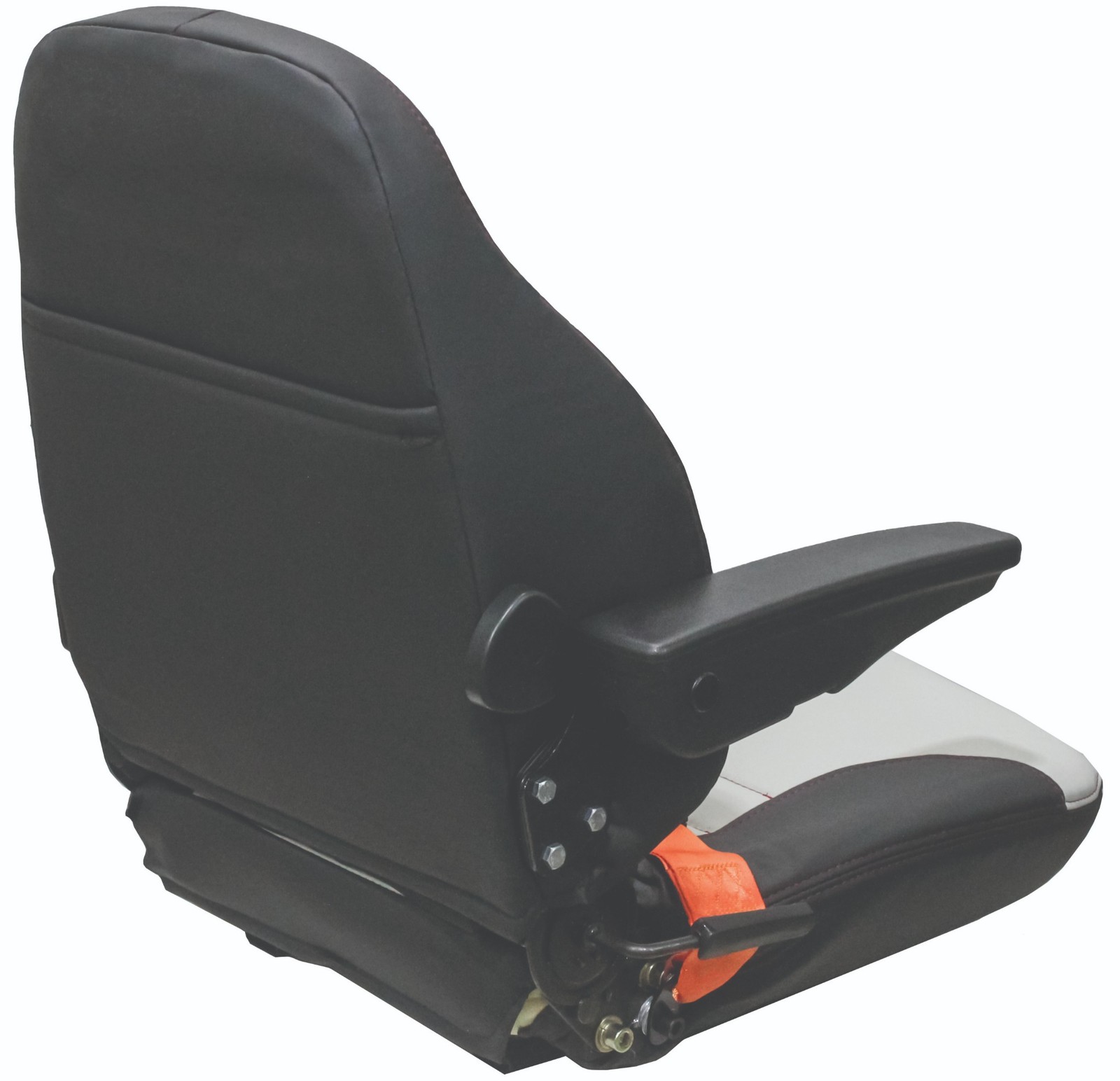 Mower Seat for Hustler Lawn Mowers - See Models Listed - w/ seatbelt and armrest