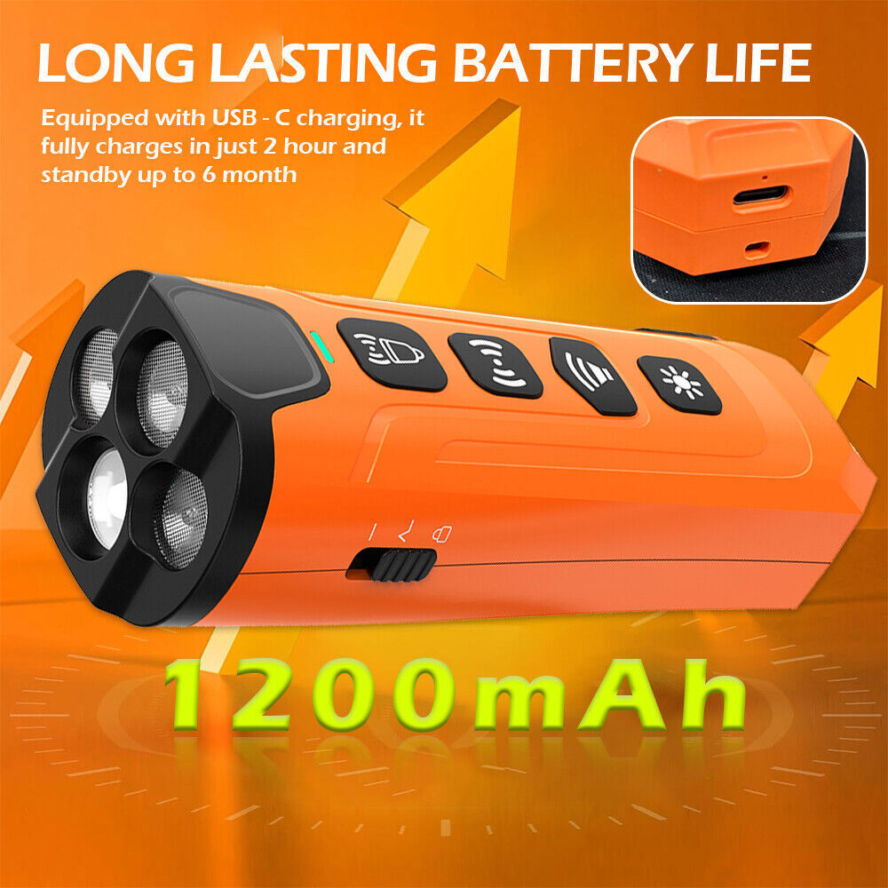 Ultrasonic Dog Bark Deterrent Devices Anti Barking Control Training Rechargeable