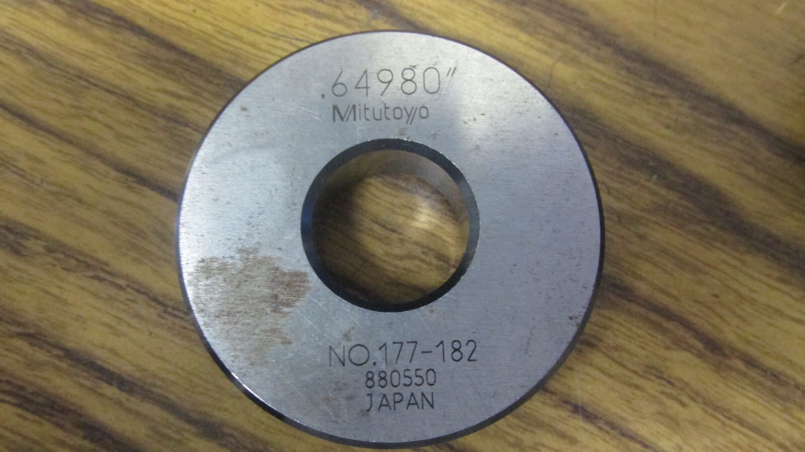 Mitutoyo Setting Ring Gage Select Size