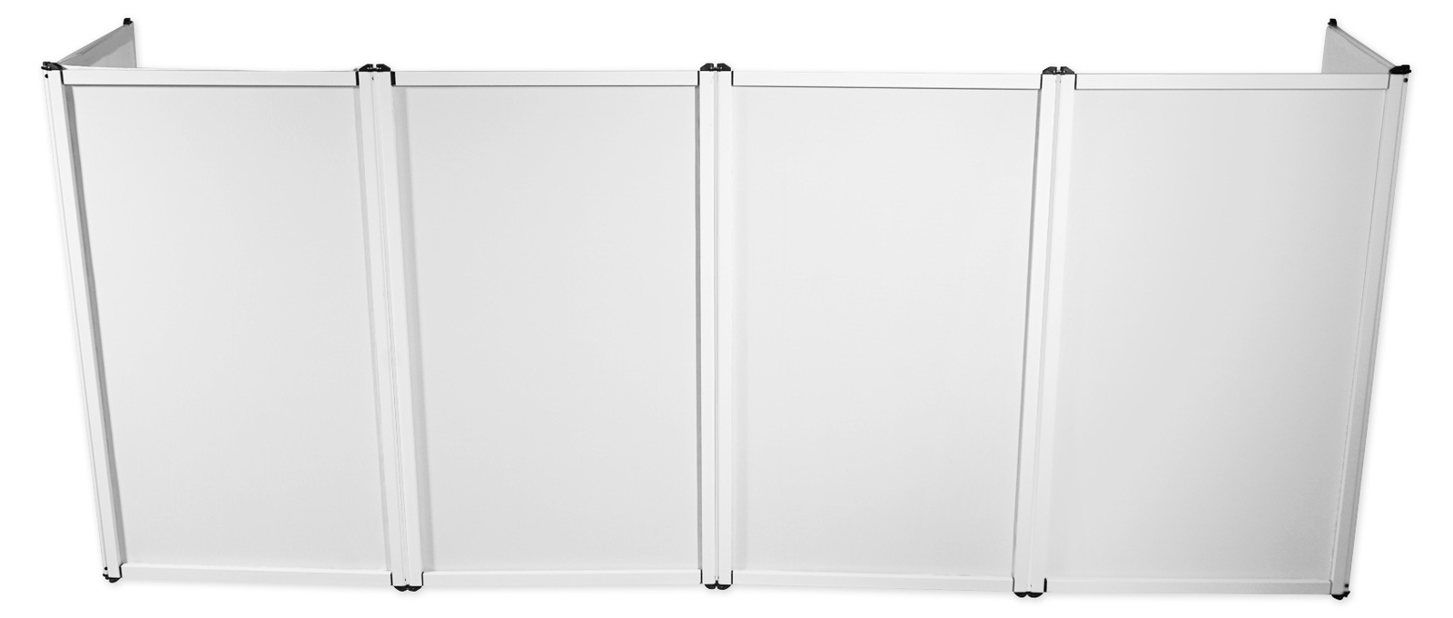 Rockville RFAAW DJ Event Facade 6-Panel Light Metal Frame Booth+Travel Bag+Scrim