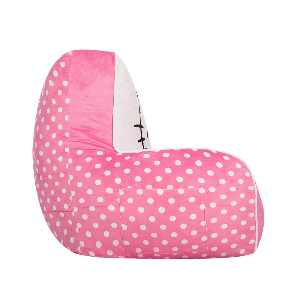 Hello Kitty Kids' Compressed Foam Plush Chair Pink