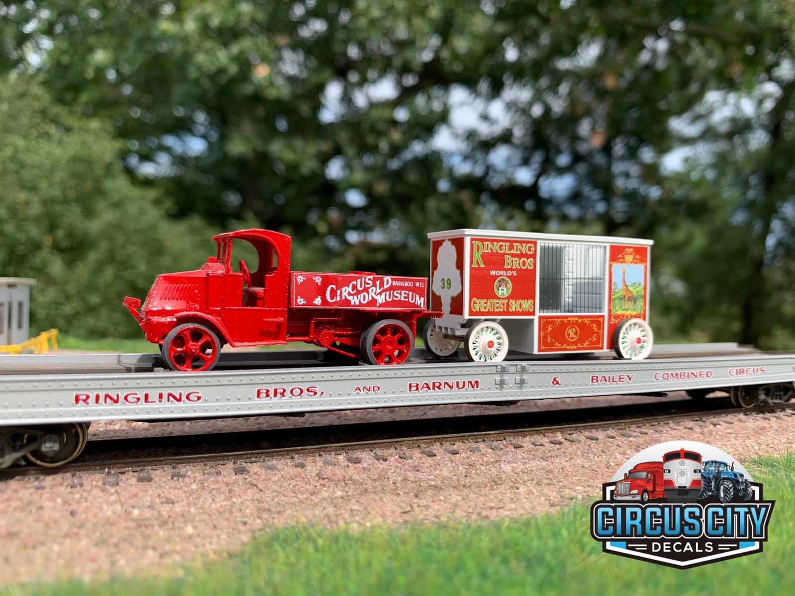 Ringling Brothers Barnum Bailey Circus #39 Giraffe Wagon Kit HO Scale