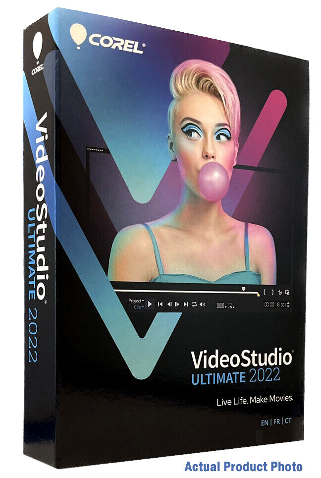 Corel VideoStudio Ultimate 2022 - VS2022UMLMBAM, New Retail Box