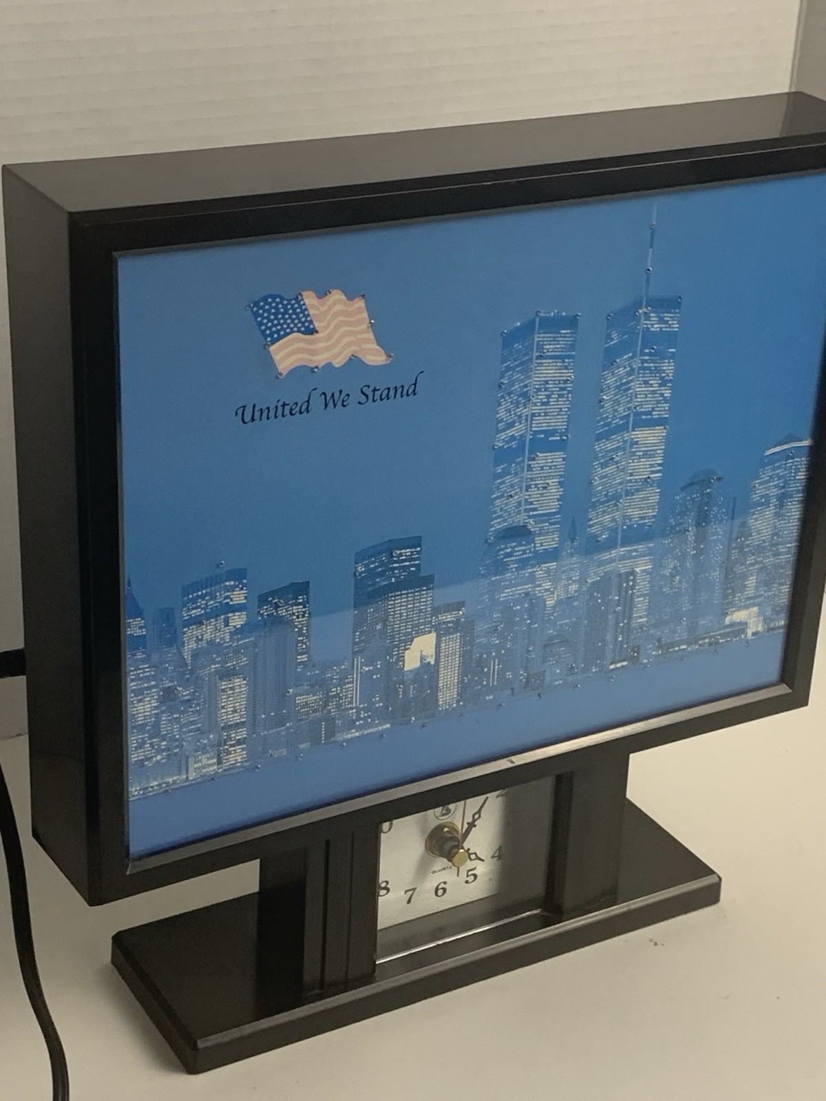 New York Twin Towers Midtown Color Changing Lighted Landscape *READ*