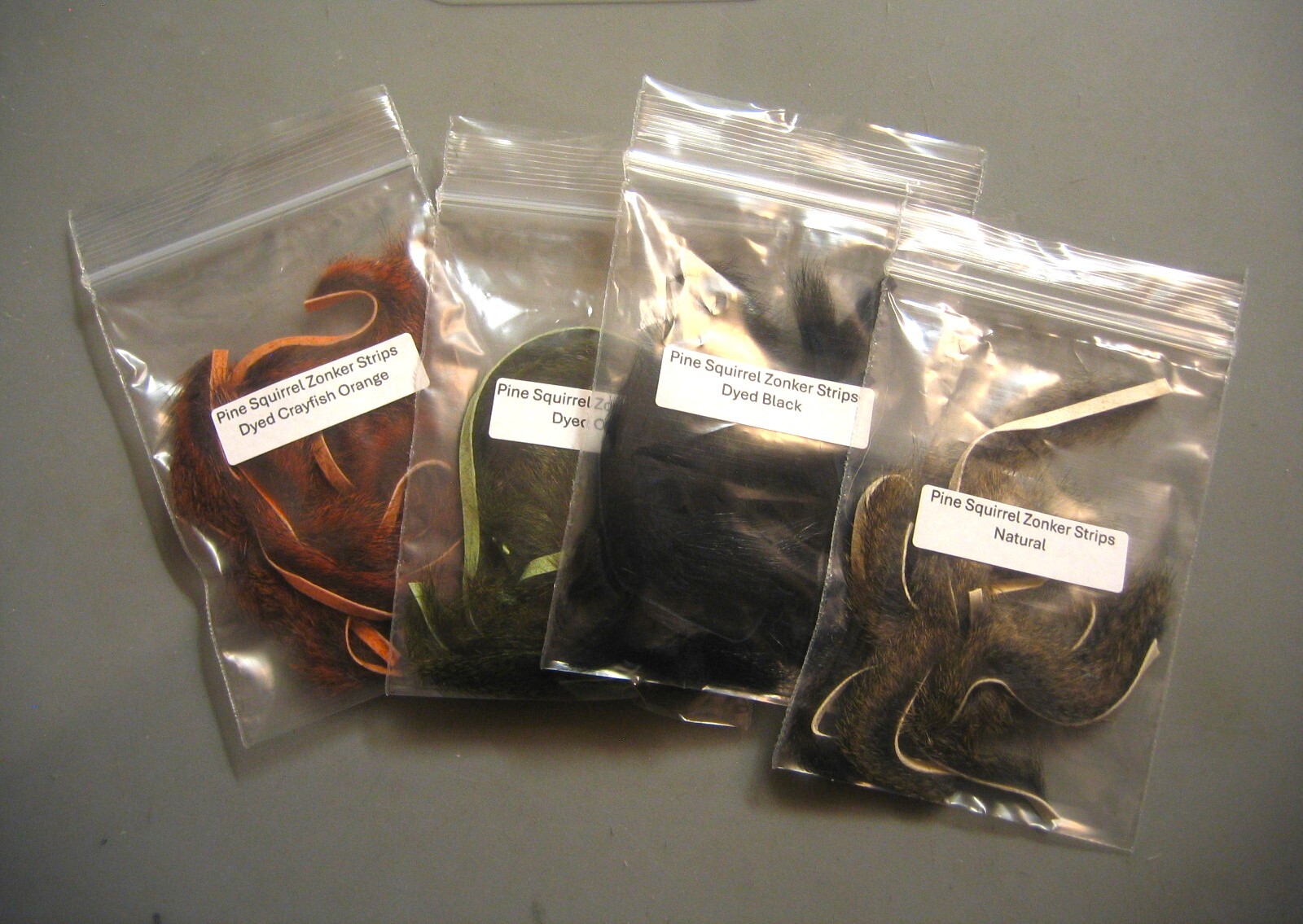 Pine Squirrel Zonker Strips-30" in Strips-combine shipping