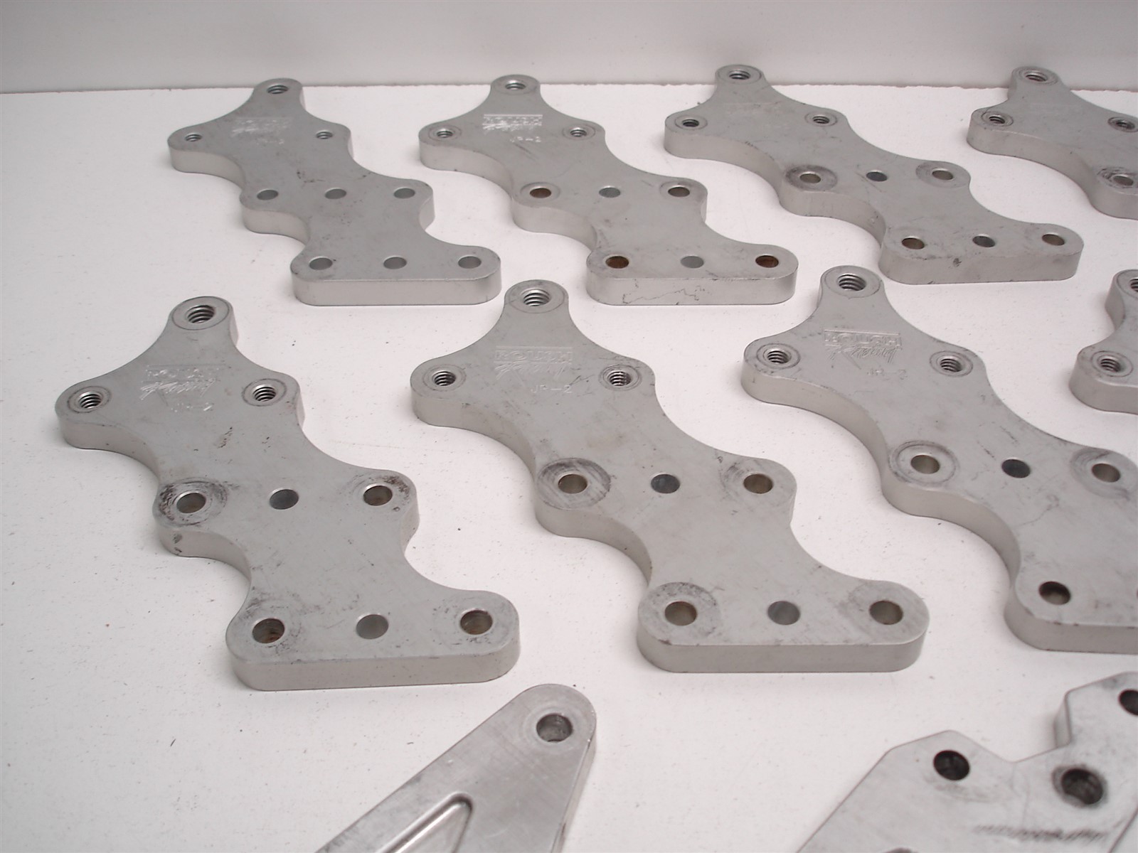 15 NASCAR ROUSH RACING BILLET ALUMINUM BRACKETS / HURST SHIFTER MOUNTS ETC