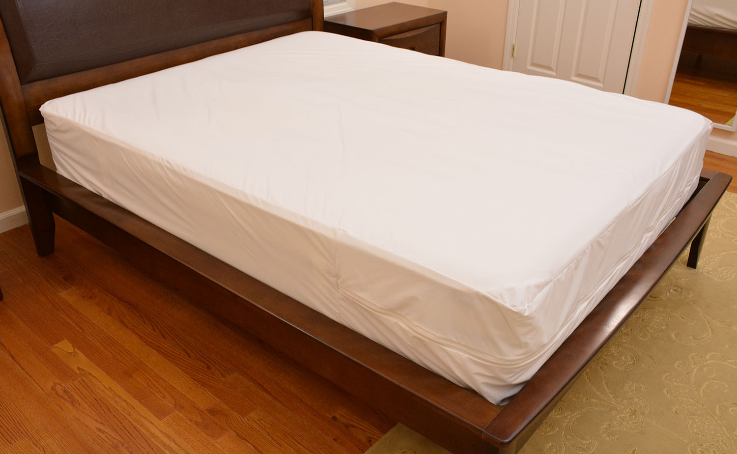 Mattress Protector Encasement Bedbug Cover Waterproof Hypoallergenic