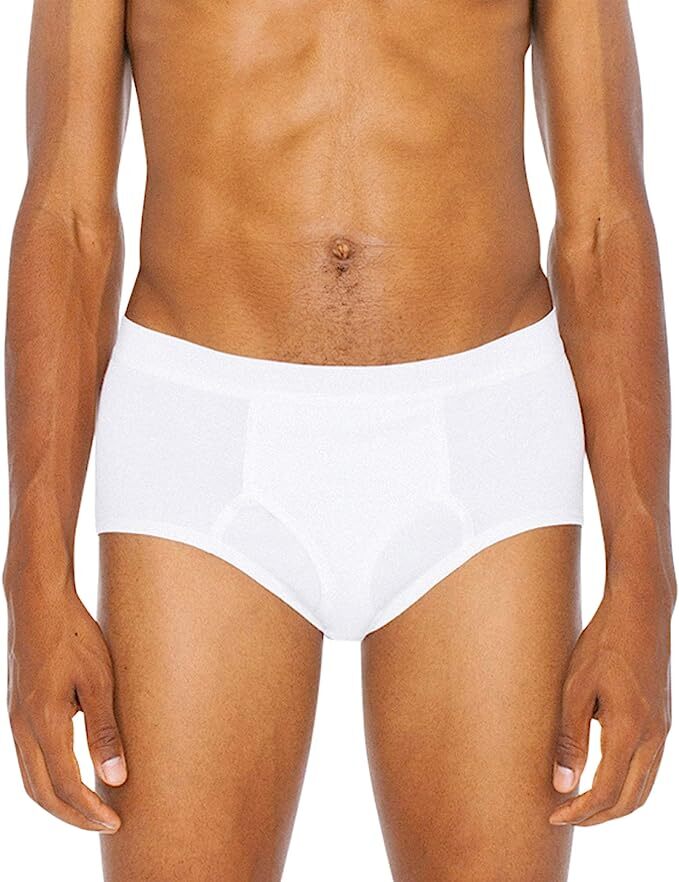 American Apparel Men's Baby Rib Brief 12 pk assorted 100% cotton