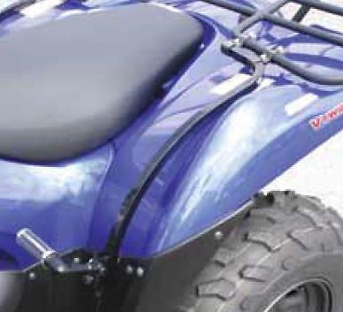 Quadrax Square Tube Rear Fender Protector Wrinkle 15-960-158W