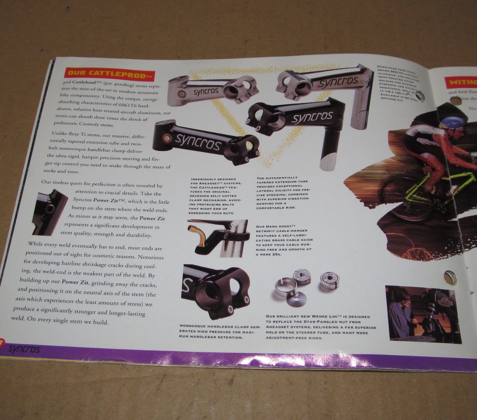 1995 Syncros Bicycles and Bicycle Parts Catalog