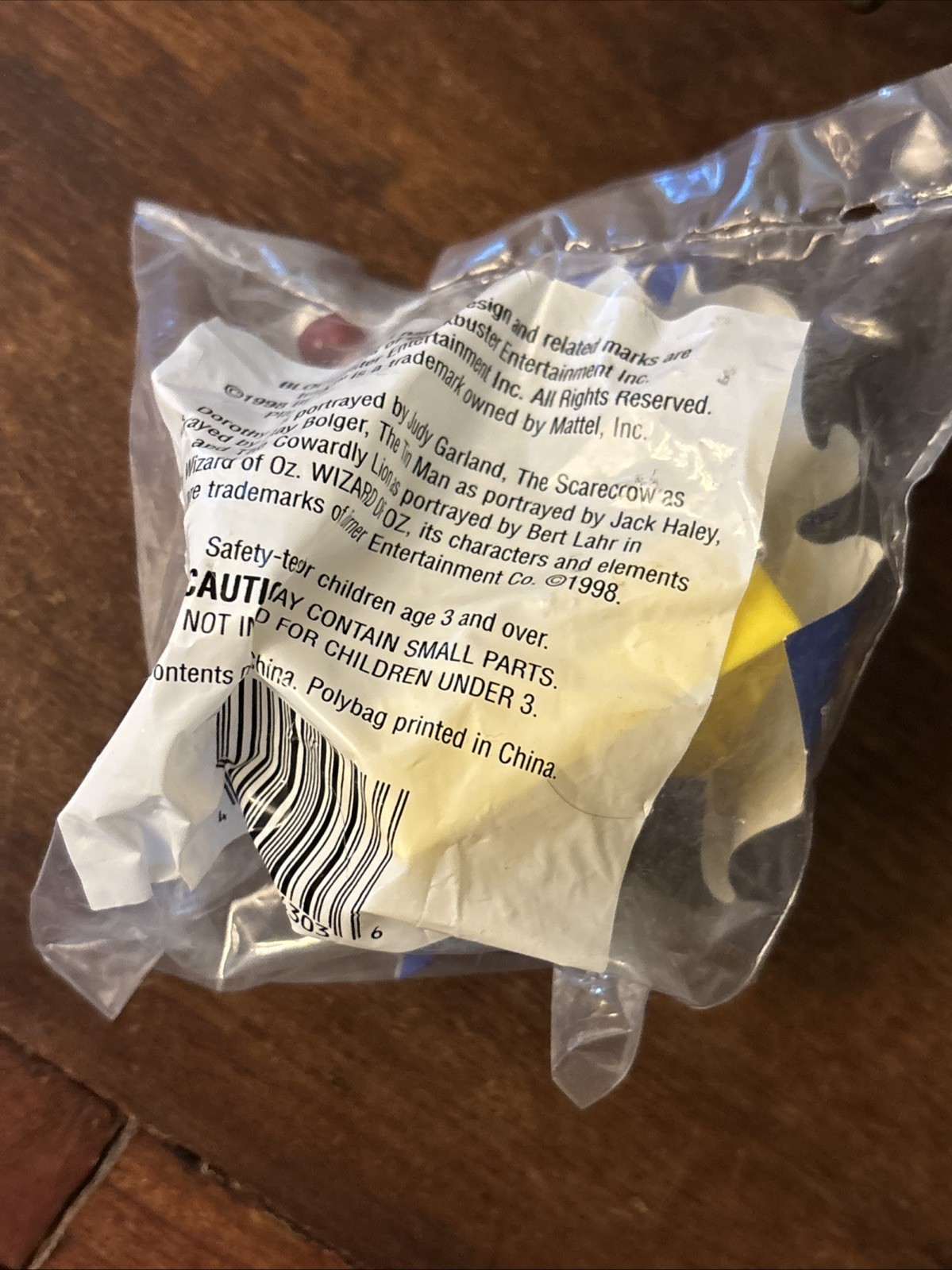 WIZARD OF OZ BLOCKBUSTER VIDEO EXCLUSIVE PLAY PAK 1998 DOROTHY FIGURE - SEALED