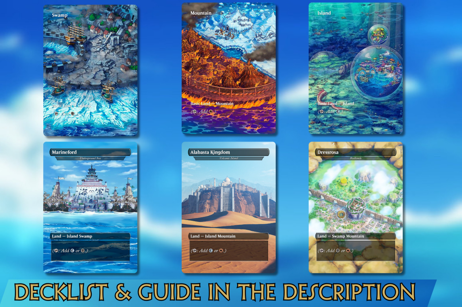 One Piece Pirate Commander MTG Alt-Art Deck. Ready to Play!