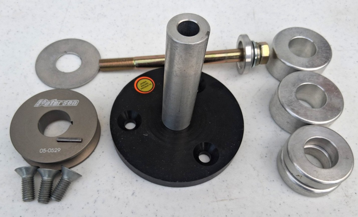 VACUUM PUMP DRIVE MANDREL KIT FOR BBC - ( FOR DRY DUMP OR SBC SEE NOTES)