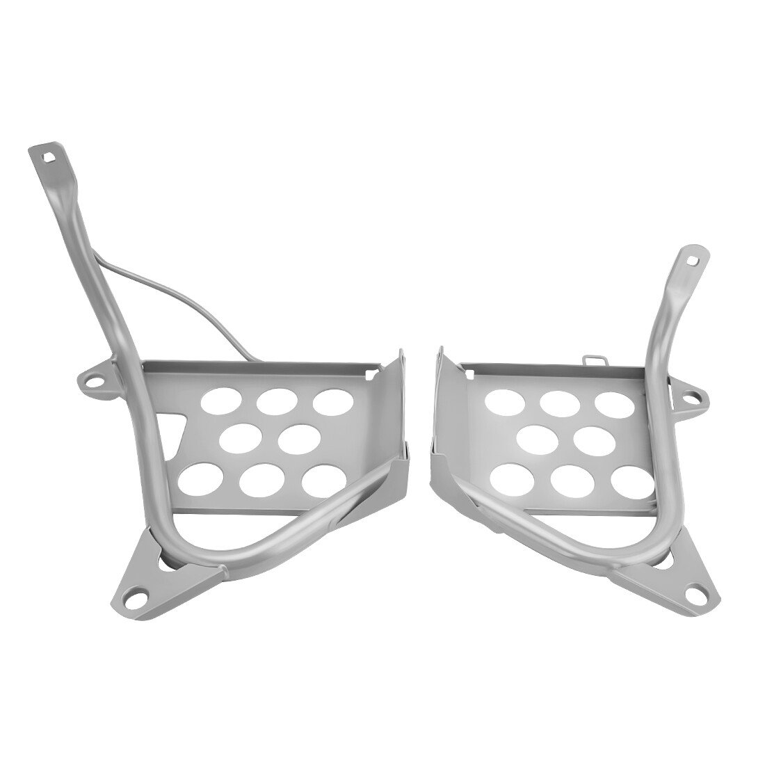 Heel Guards Footrest For 1990-2006 Yamaha Banshee 350 YFZ350 LH and RH Nerf Bars