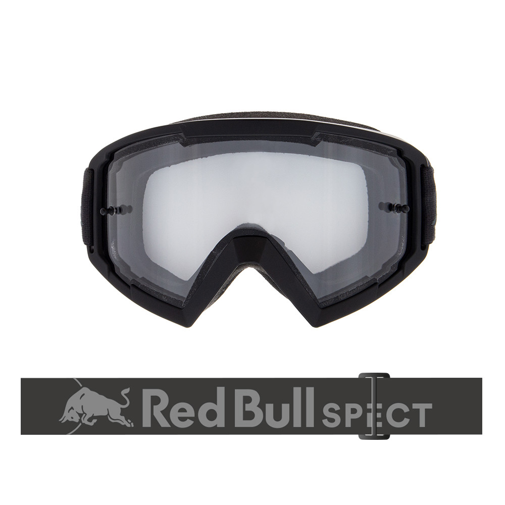 Red Bull Spect Whip MX Dirt Bike Goggles w Nose Guard For Motocross ATV Off-Road