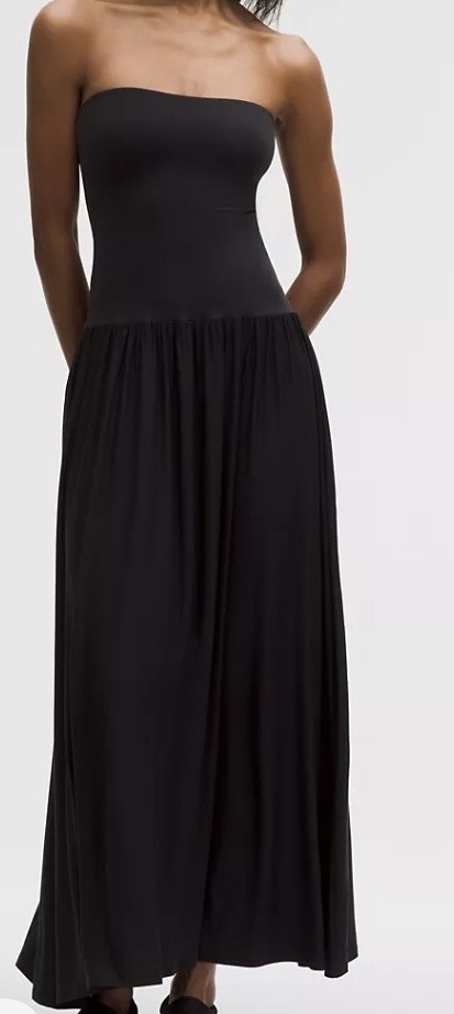Lululemon 2-in-1 Maxi Dress Size S Color Black