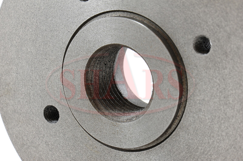 SHARS 8" 4 JAW INDEPENDENT LATHE CHUCK TIR CERTIFICATE + 2-1/4"-8 BACK PLATE R[