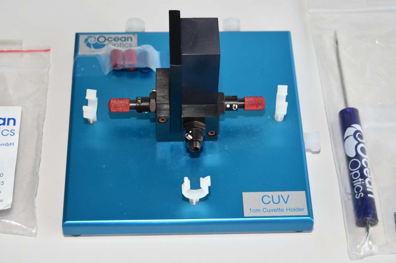 ^ Ocean Optics 4 Way CUV Cuvette Holder UV/VIS #X6689