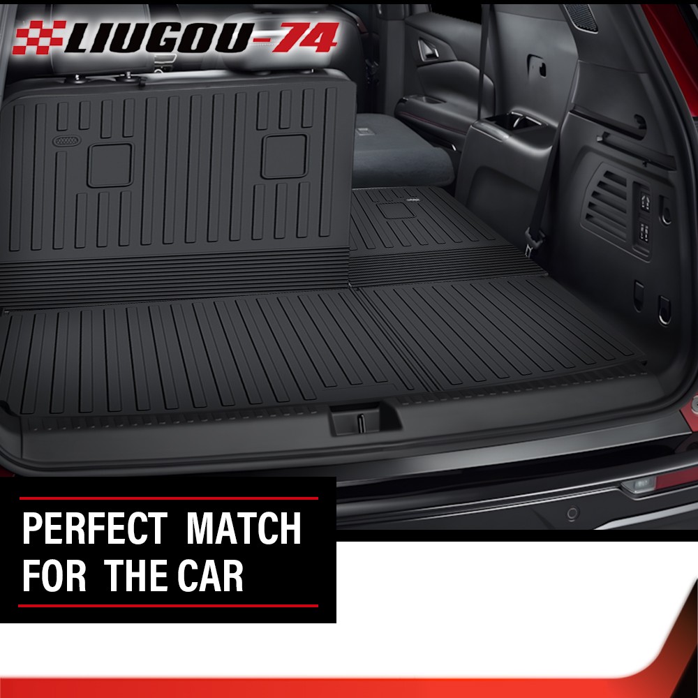 All Weather TPE Floor Mats & Trunk Cargo Liner Black Fit For Cadillac XT5 2018