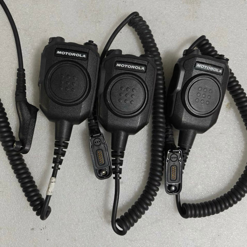 Motorola PMMN4102B Microphone Speaker Dual PTT Black for APX Radio Series