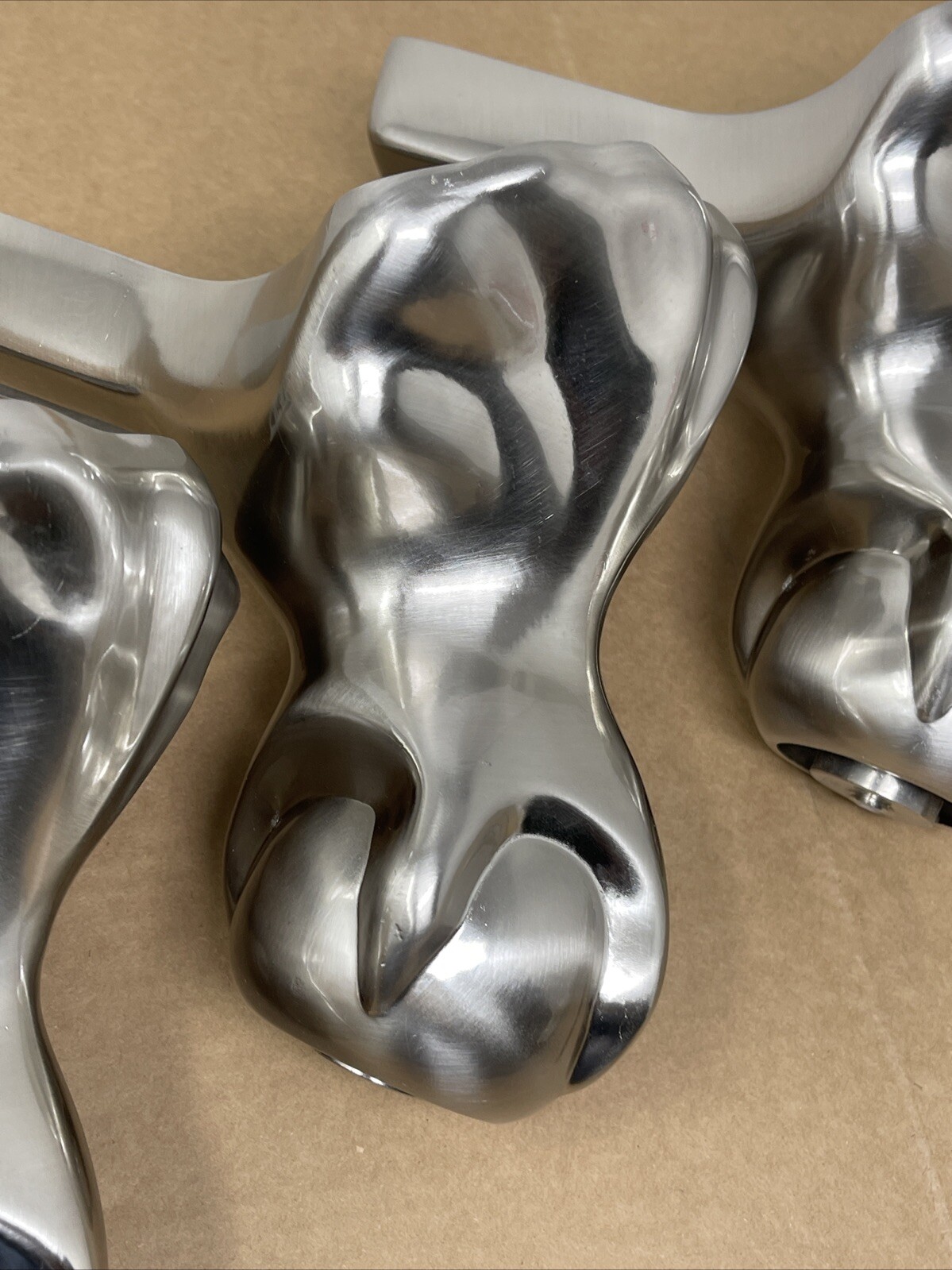 Pelham & White Clawfoot Claw Foot Bathtub Tub Feet, Brushed Nickel, Set Of (4)