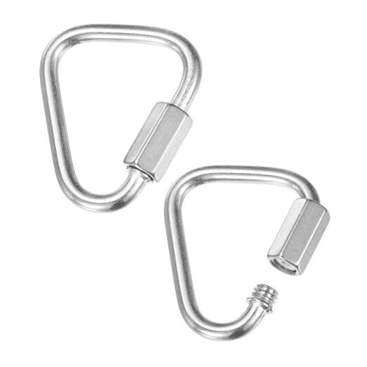 Quick Chain Link Connector, Stainless Steel Locking Repair Chain M4（5/32"）