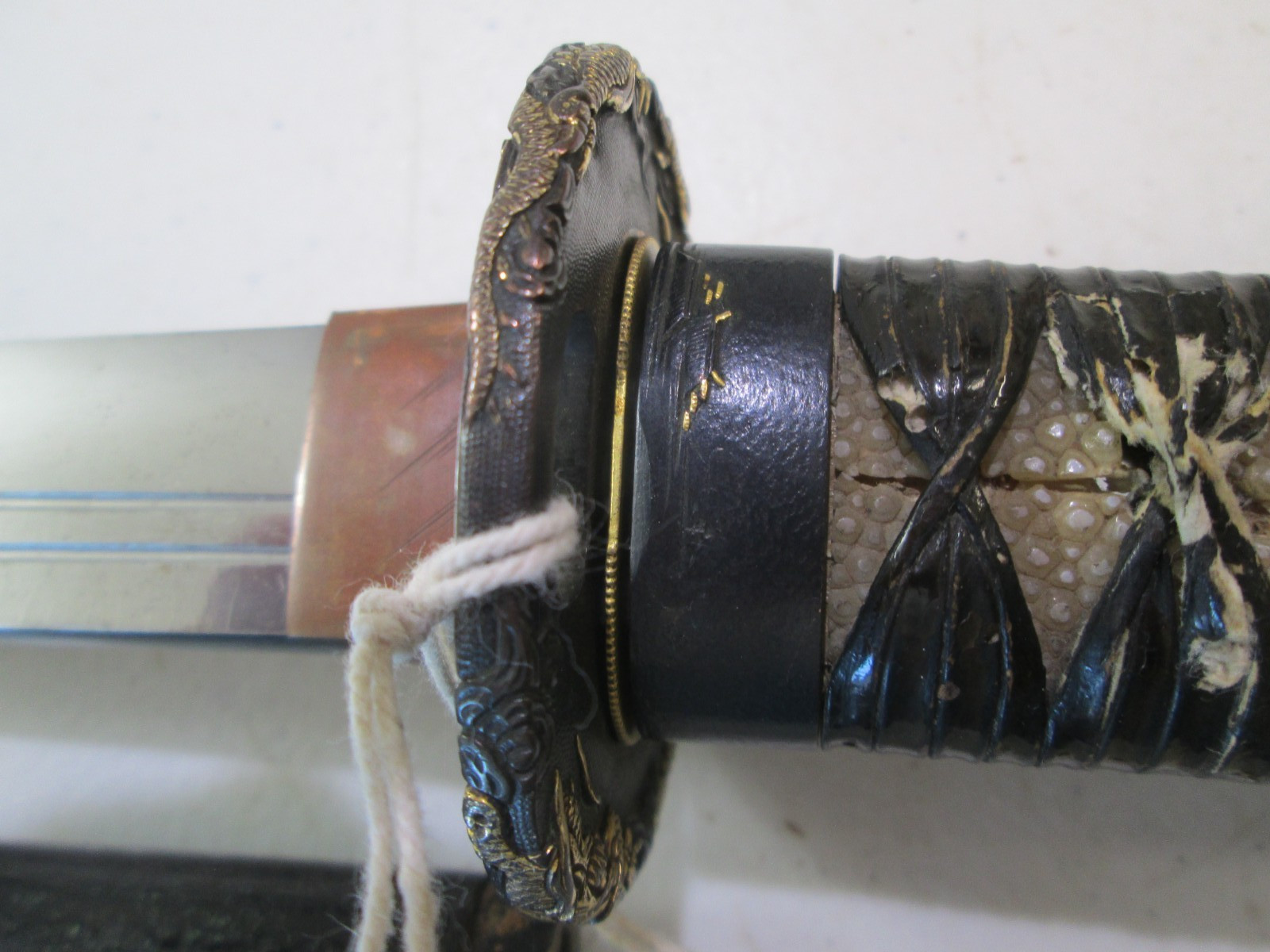 OVER 500 YEARS OLD SAMURAI JAPANESE DAGGER TANTO SWORD BIZEN UTSURI GROOVES #SF6