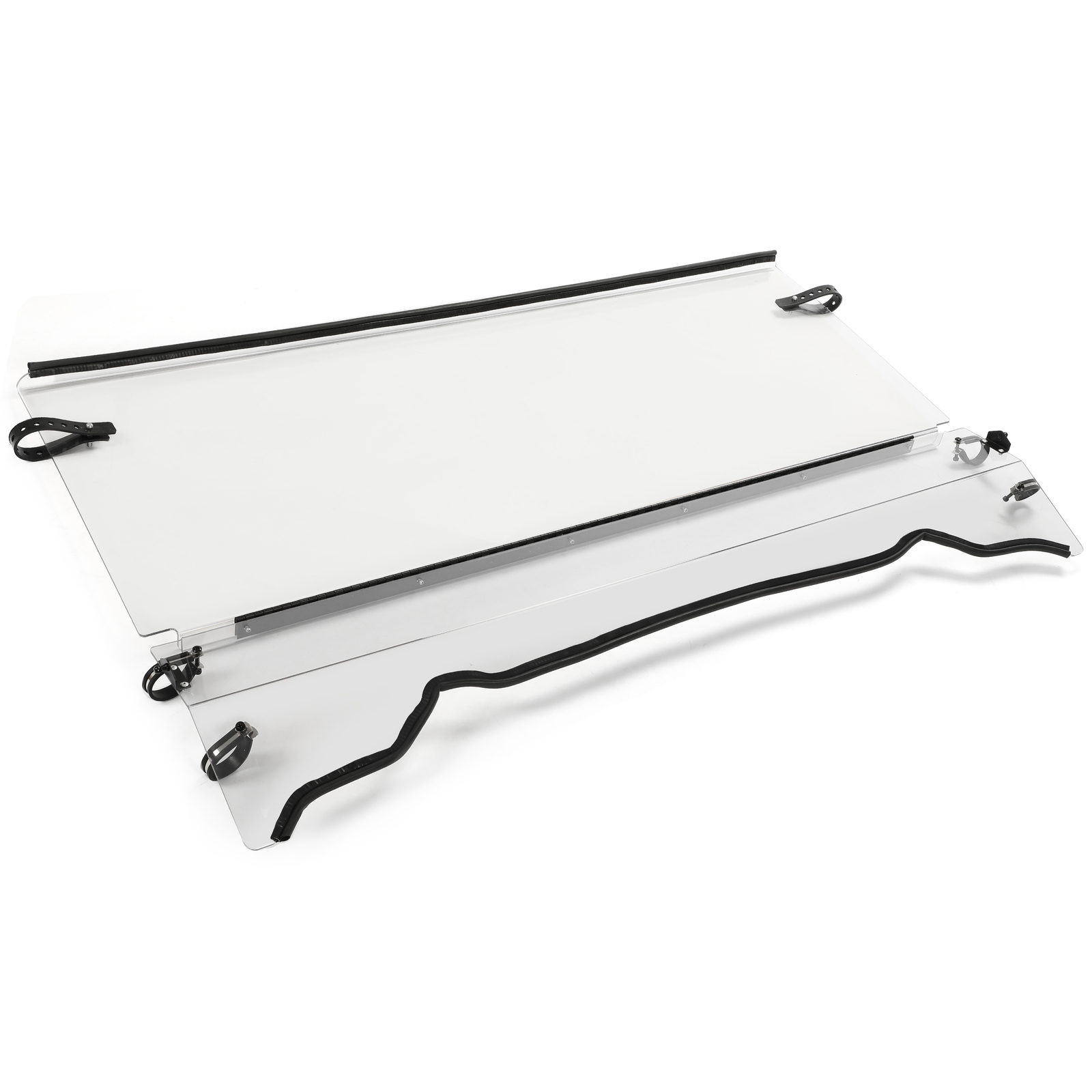 HECASA Full Folding Windshield For Polaris 2006-2008 Ranger 500 4X4 ,700 XP 4X4