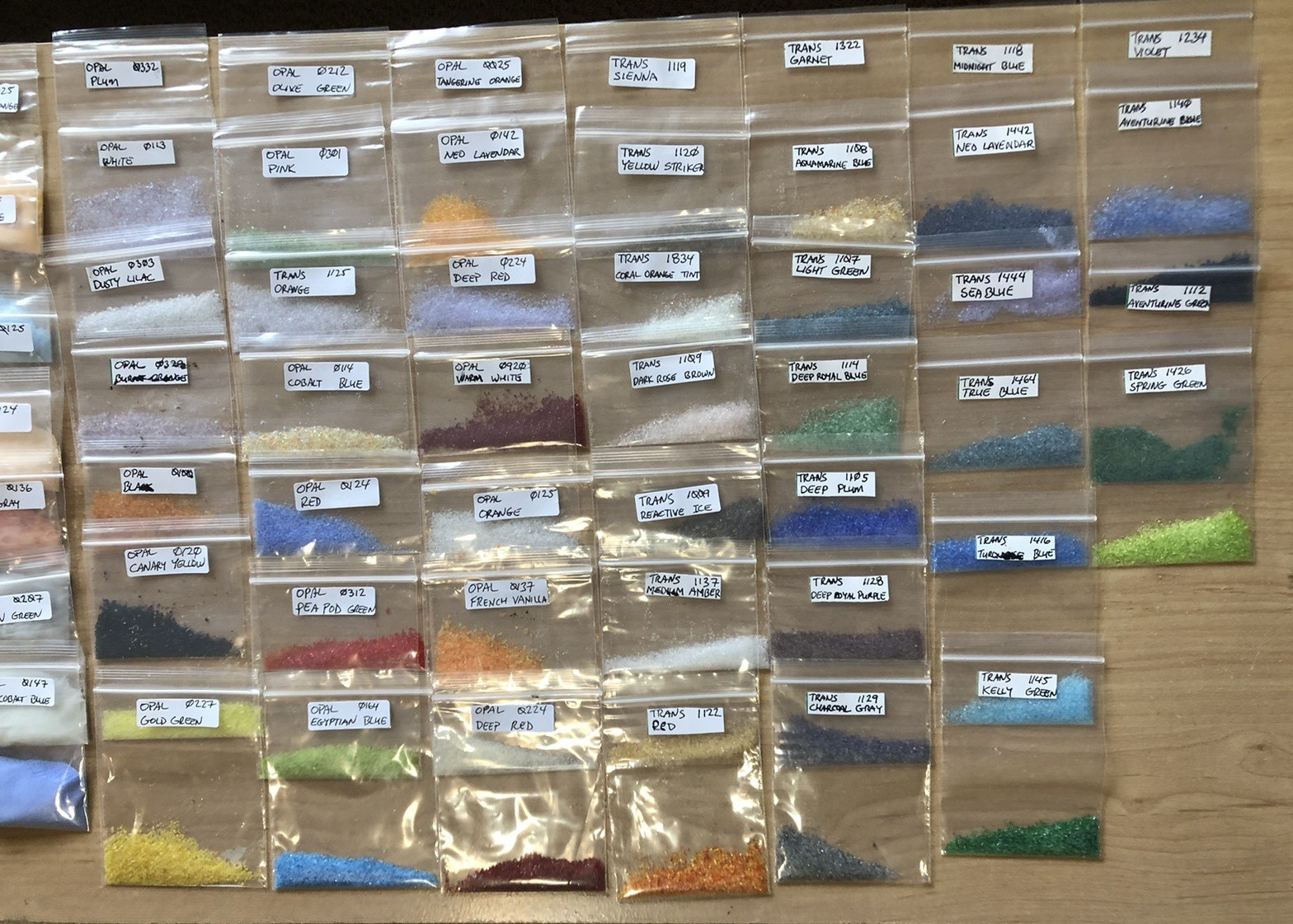 Bullseye COE90 Scrap Stringer-Confetti-Frit&More: Fusing Starter Mega Pack:Used