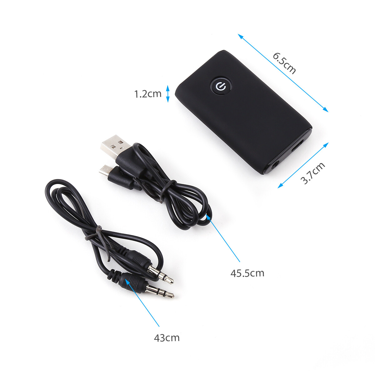 2-in-1 Bluetooth 5.0 Wireless Audio Aux 3.5mm Adapter Transmitter and Receiver