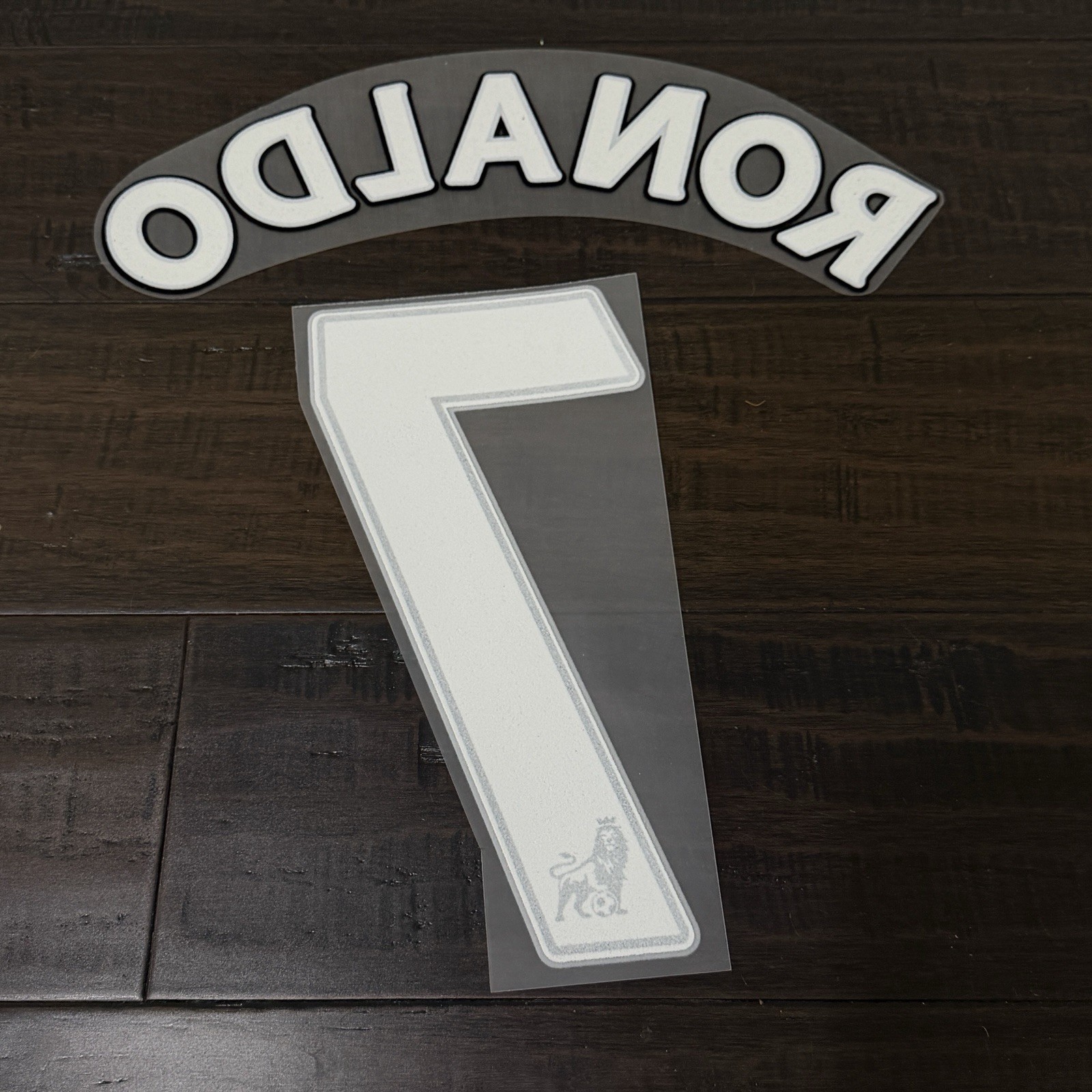 2007-09 RONALDO Manchester United Utd CR7 Home Nameset Premier League PL Flock