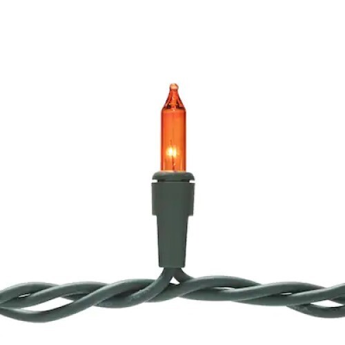 GE String-A-Long 100-Count 20.6-ft GOLD Incandescent Christmas String Lights