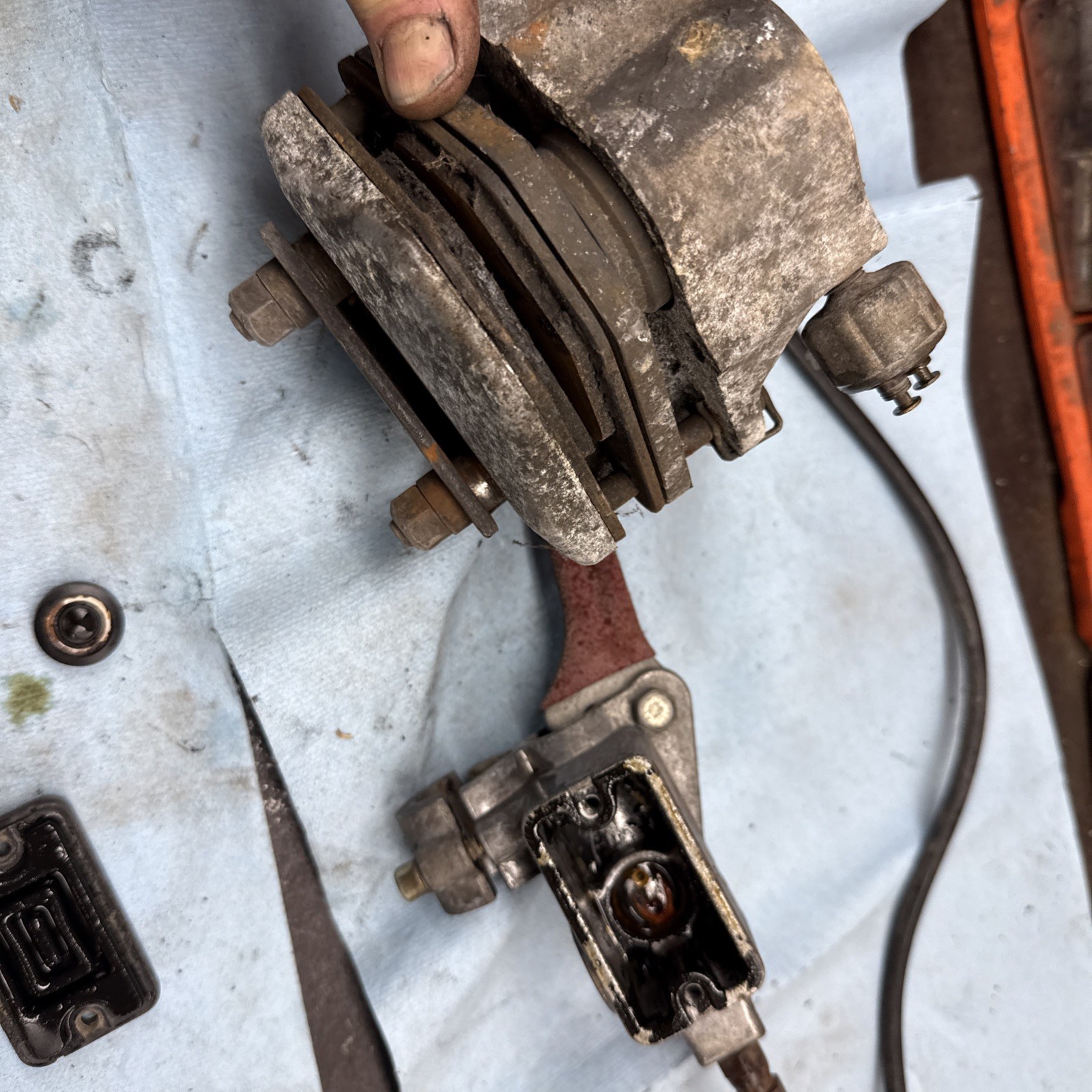 1990 POLARIS INDY 650 Brake Caliper And Master Cylinder