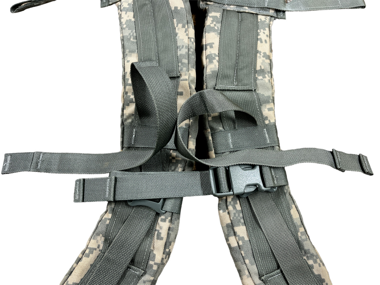 US MILITARY MOLLE II ENHANCED FRAME SHOULDER STRAPS w QR ACU for LARGE RUCKSACK