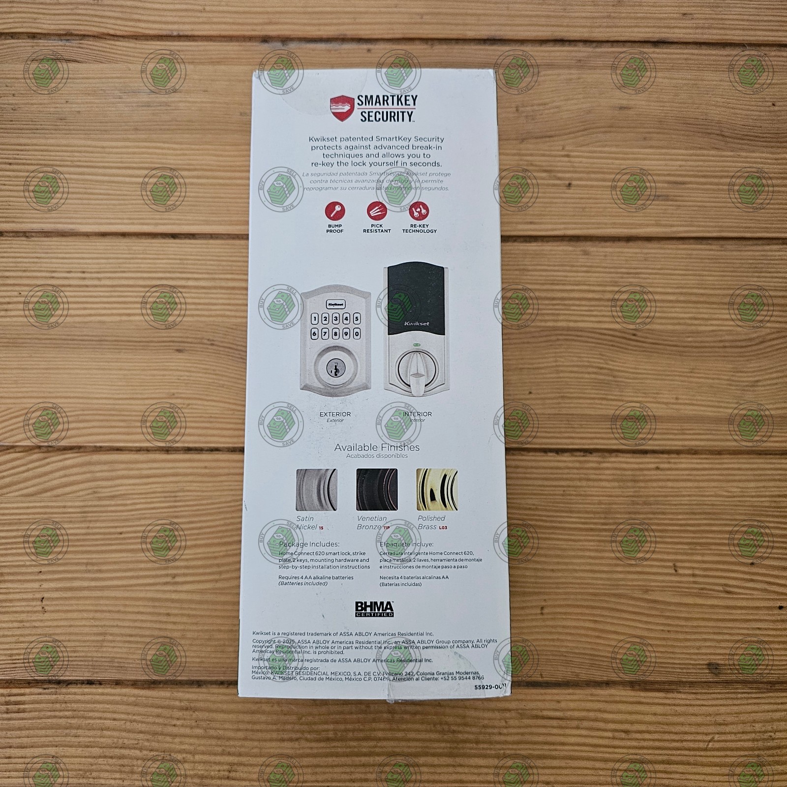 Kwikset Home Connect 620 Z-Wave Smart Lock - Satin Nickel 98935-001 **NEW**