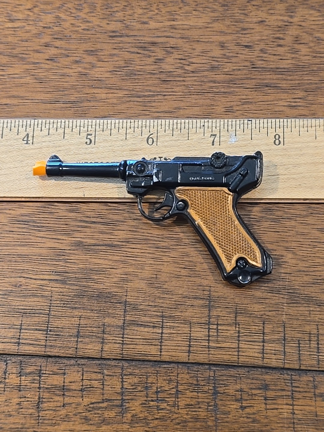 Paratrooper Model 1117 Miniature German Luger Toy Cap Pistol Made in Hong Kong