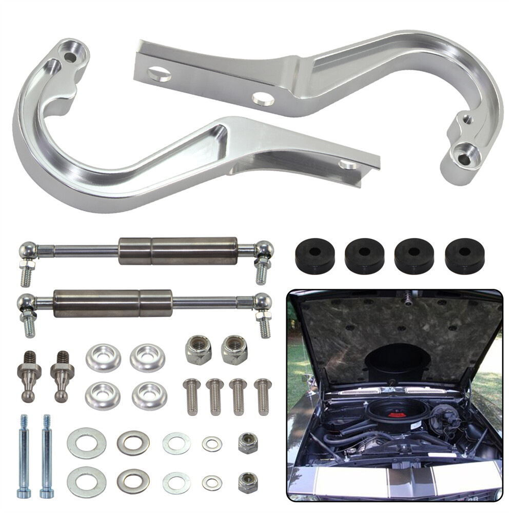 Left+Right Billet Aluminum Hood Hinge Kit For 1967-1969 Chevrolet Camaro Trunk