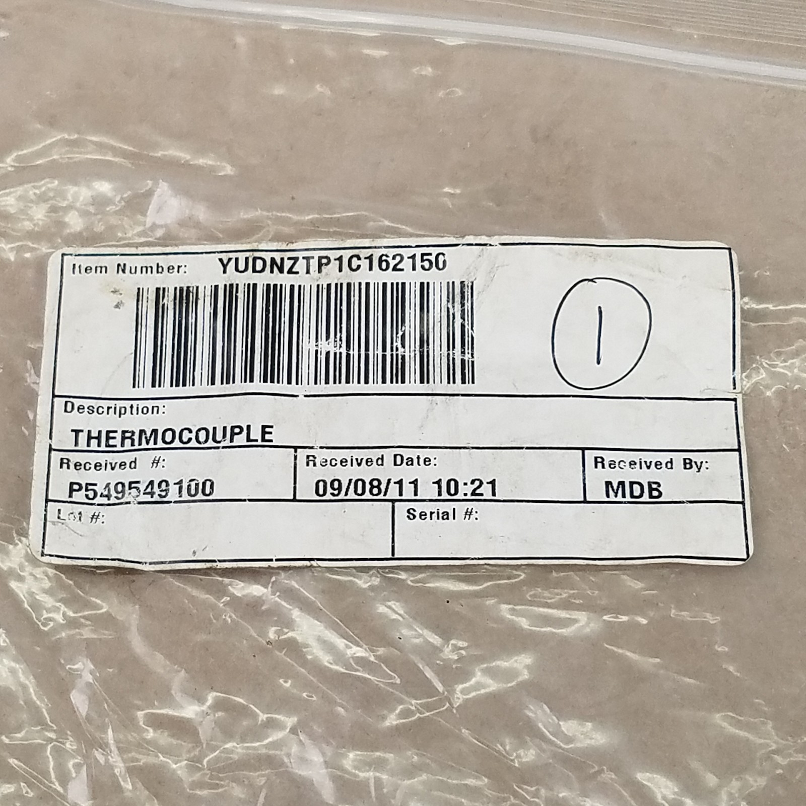 Yudo YUDNZTP1C162150 ThermoCouple - NEW