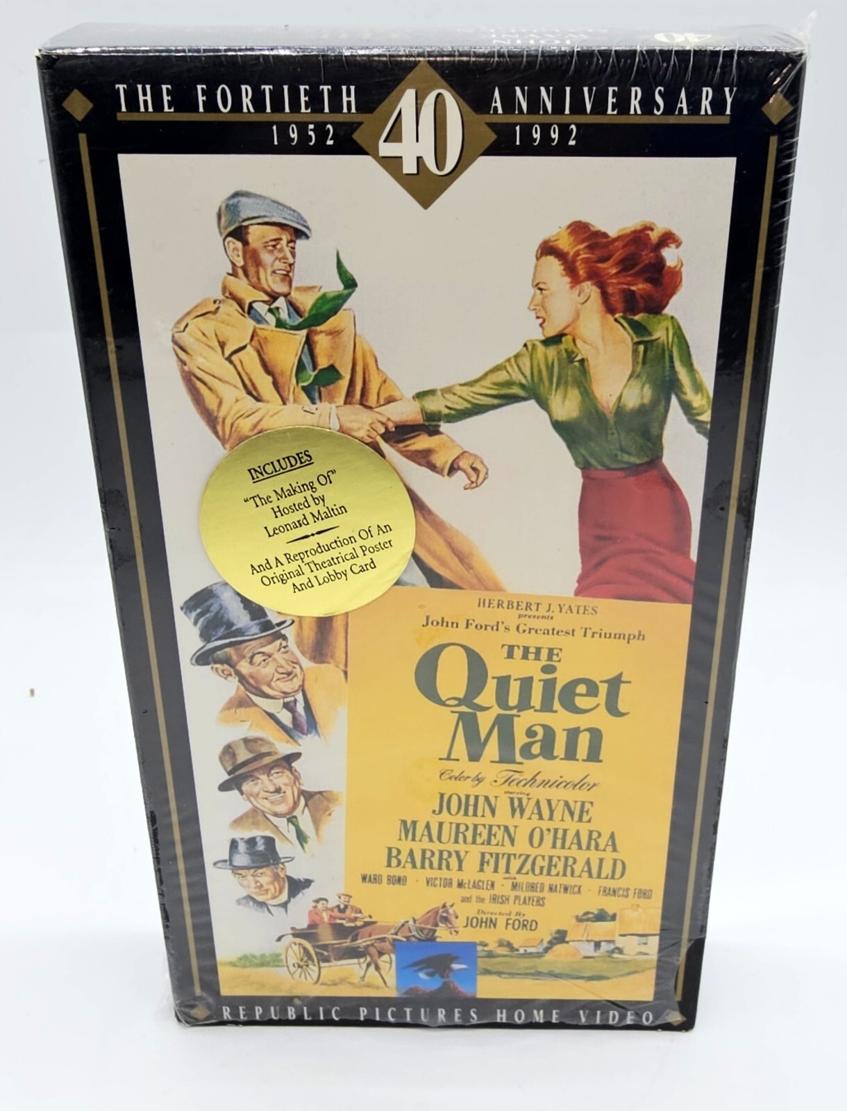 The Quiet Man (1952) VHS - 1997 Release, John Wayne & Maureen O'Hara