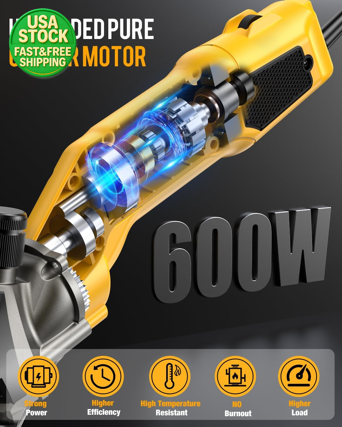 600W Electric Sheep Shears Heavy Duty Clippers for Goats Horses Alpacas Grooming