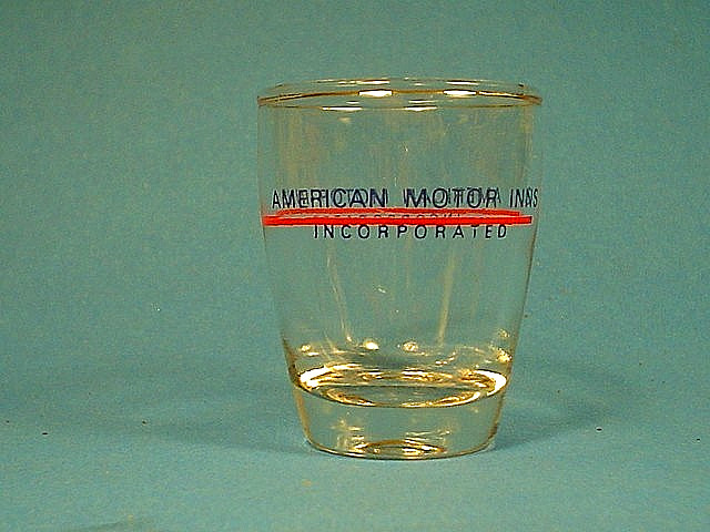 ~VERY RARE~VINTAGE AMERICAN MOTOR INNS WHISKEY SHOT GLASS