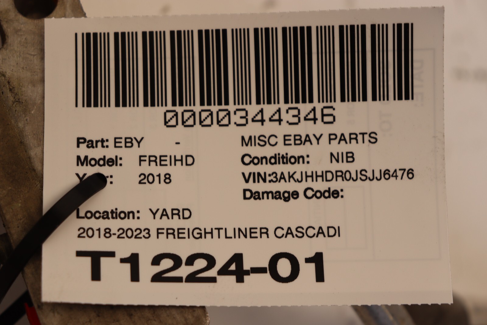 18-23 FREIGHTLINER CASCADIA 126 AC JUNCTION BLOCK LINE HOSE A22-73447-000 OEM