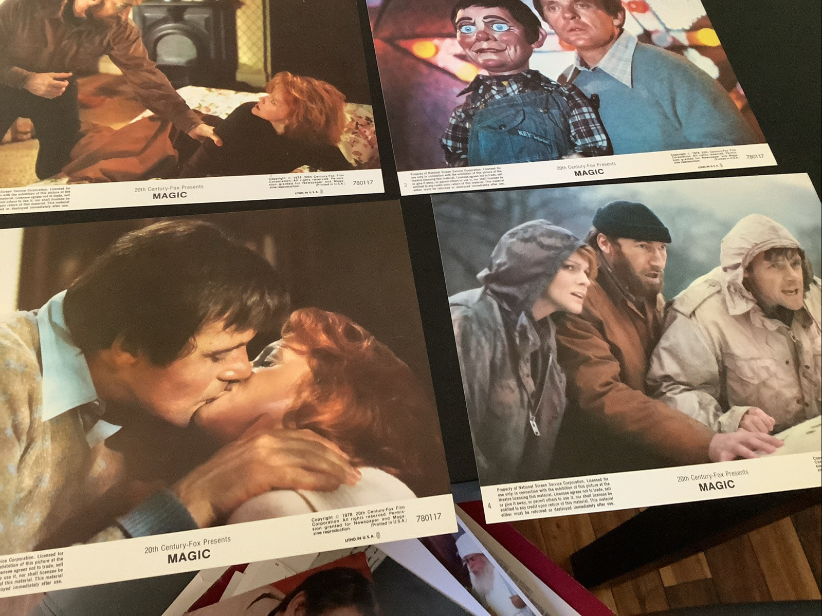 MAGIC 1978 ORIGINAL LOBBY CARD SET OF 7 ANTHONY HOPKINS ANN-MARGRET-EXCELLENT!