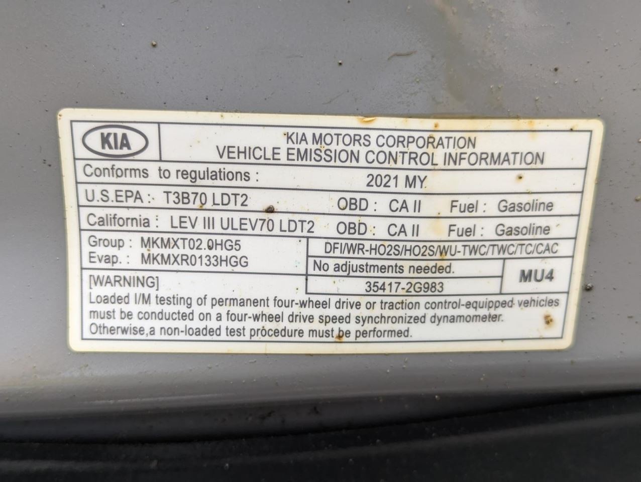 Camera/Projector Radar Unit Front Adaptive Cruise Fits 20-22 SPORTAGE 788150