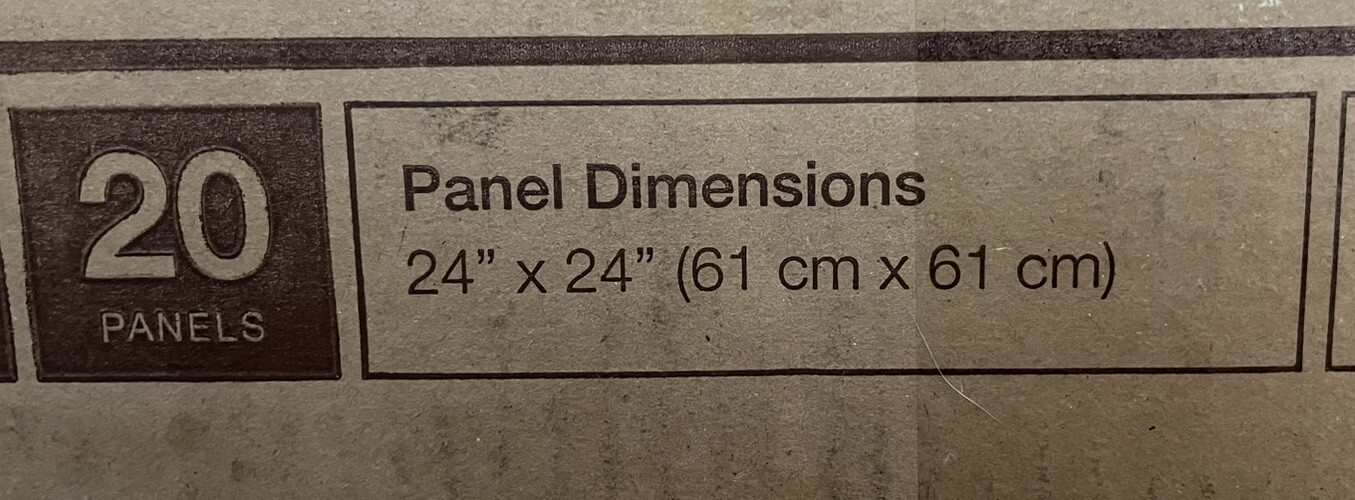 DeepRoot UB 24-2 Tree Root Barrier Black 20 Panels 24”x24”