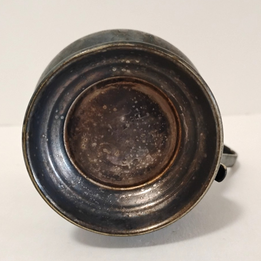 Vintage Silver Plated Small Teacup READ