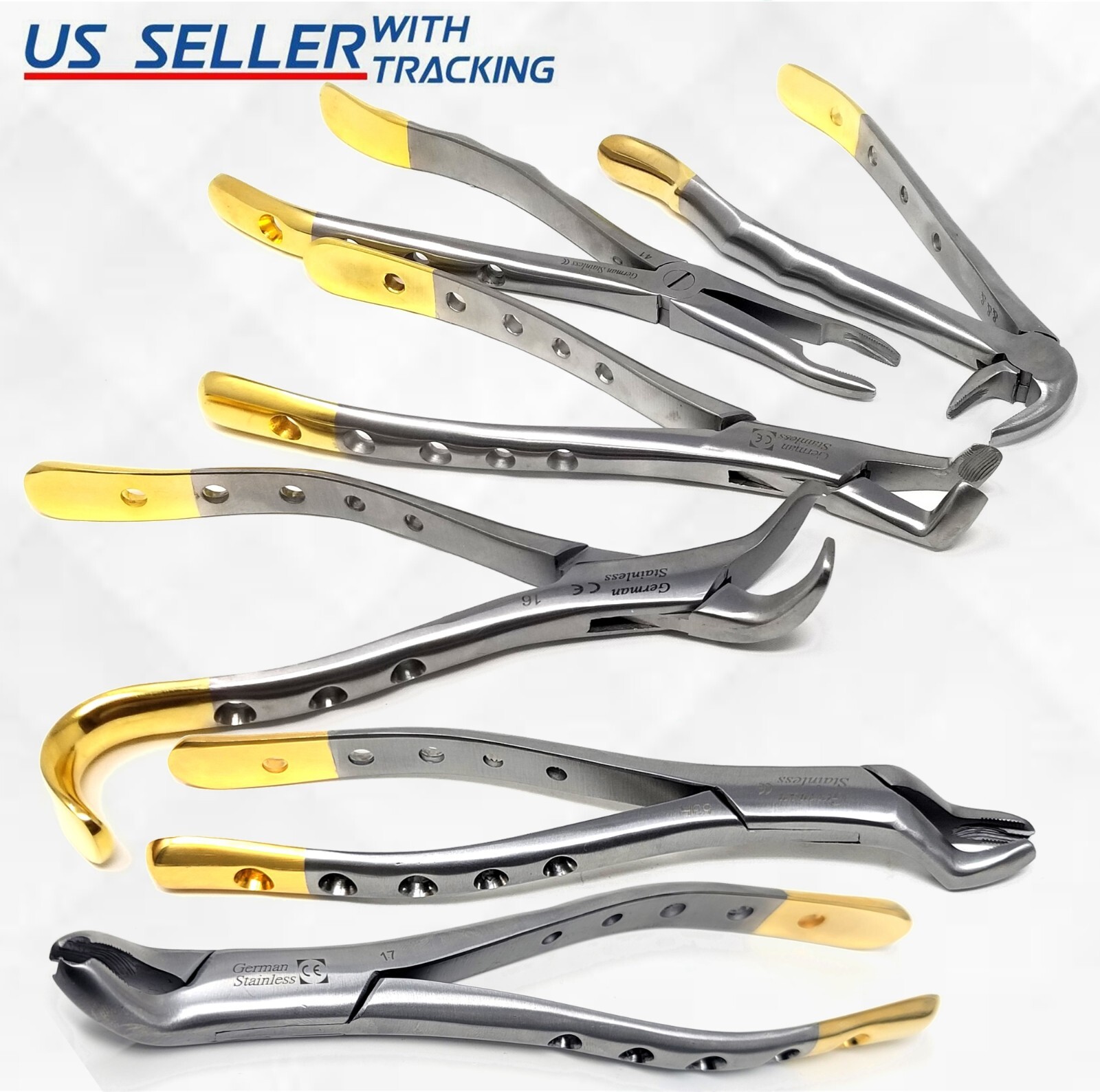 New German Premium Dental Extracting Forceps Tooth Extraction Dental Instruments