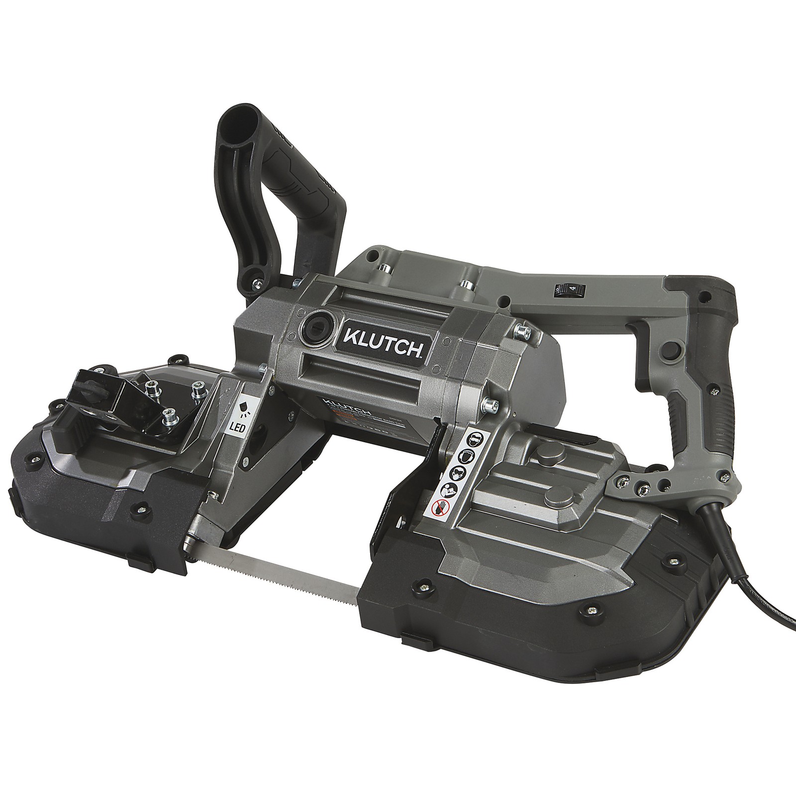 Klutch Electric Portable Benchtop Bandsaw, 120V